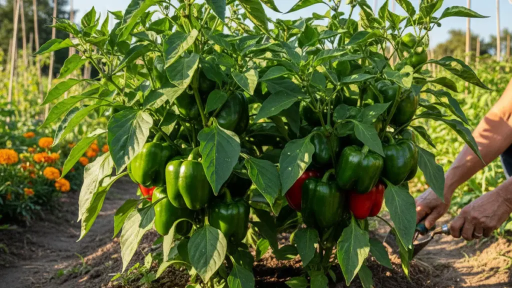 Erfarne gartnere planter to peberfrugter i samme hul: fordele